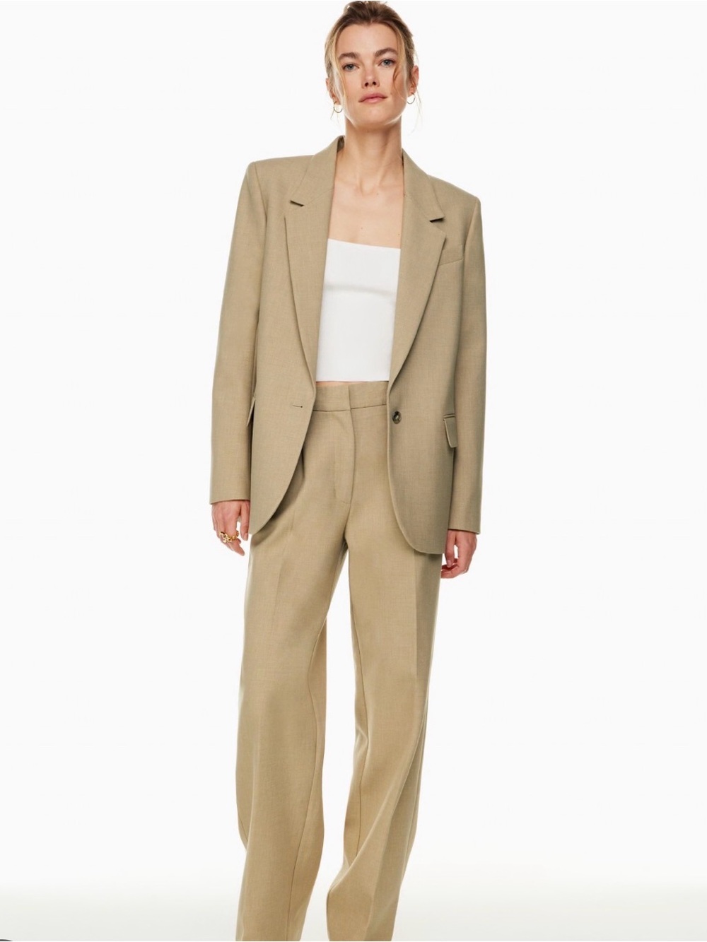 Wilfred Generations Blazer Heather Oat Beige